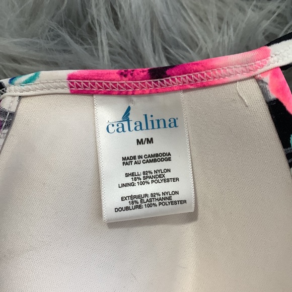 Floral Catalina bikini top - Picture 3 of 4